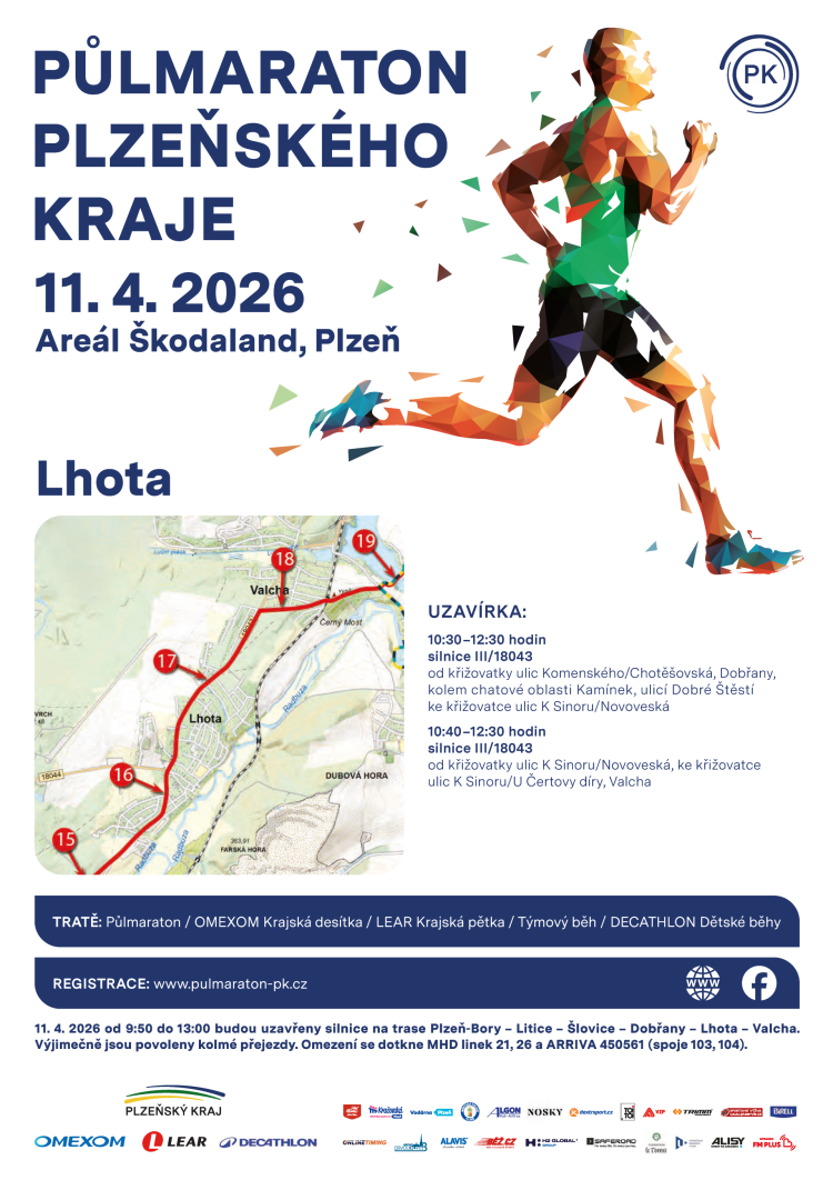 Půlmaraton26 - Grafika - Lhota